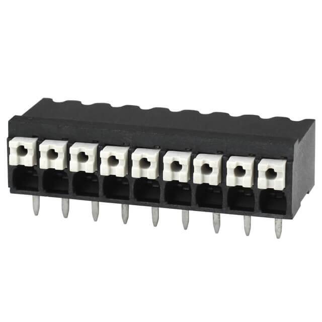 TBLH10-350-09BK TERMINAL BLOCK, SCREWLESS, HIGH