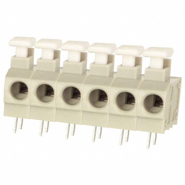 ED4101/6-KD TERM BLK 6POS SIDE ENTRY 5MM PCB