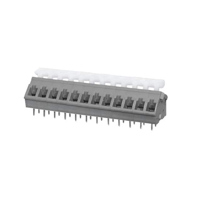 TBL005A-500-12GY-2WT TERMINAL BLOCK, SCREWLESS, 5.00,