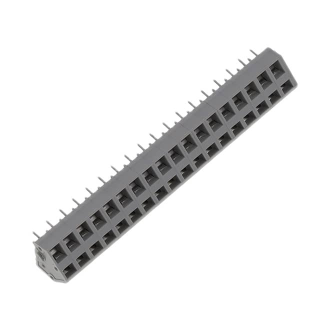 TBL007A-508-18GY TERMINAL BLOCK, SCREWLESS, 5.08,