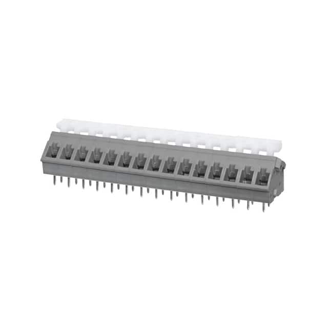 TBL005A-500-15GY-2WT TERMINAL BLOCK, SCREWLESS, 5.00,