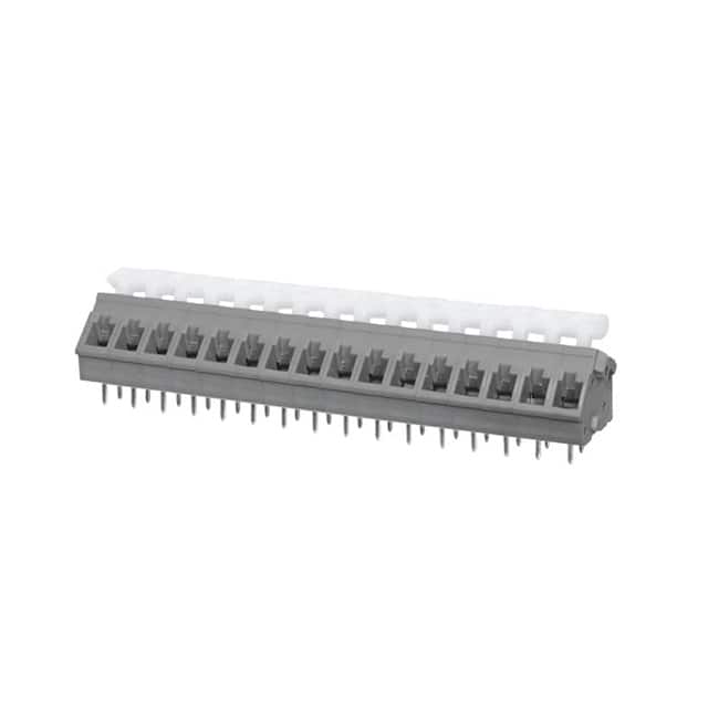 TBL005A-500-16GY-2WT TERMINAL BLOCK, SCREWLESS, 5.00,