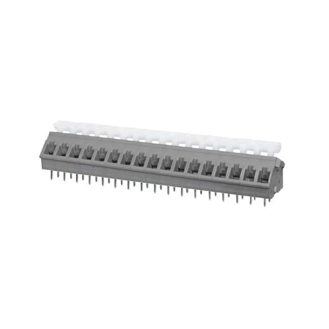 TBL005A-500-17GY-2WT TERMINAL BLOCK, SCREWLESS, 5.00,