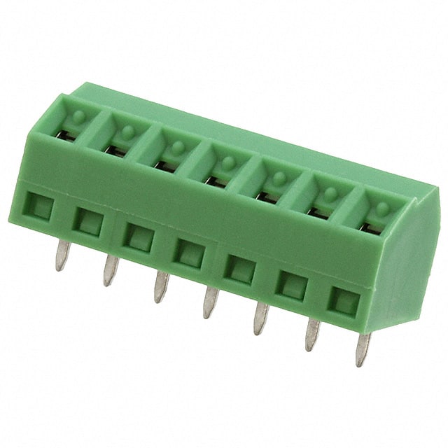 1728336 TERM BLOCK 7POS 55DEG 3.81MM PCB