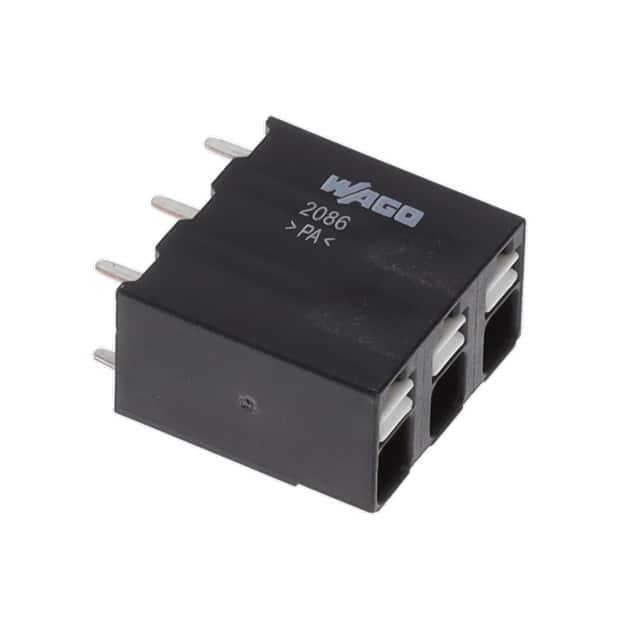 2086-3103 TERM BLK 3P TOP ENTRY 5.0MM PCB