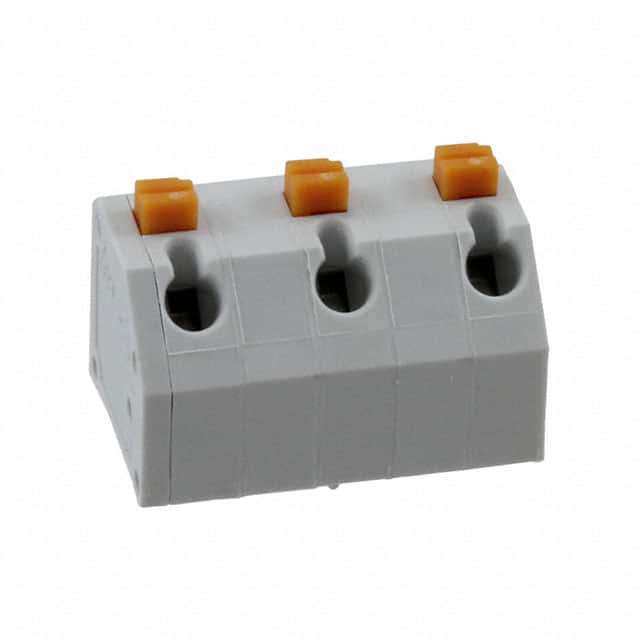 691412420003M TERM BLOCK 3POS 45DEG 7.62MM PCB