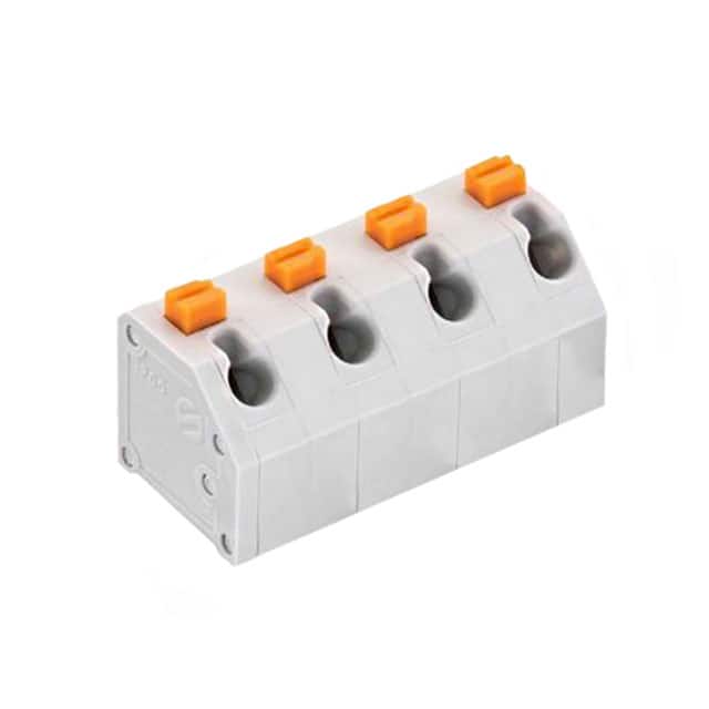 691412220004 TERM BLOCK 4POS 45DEG 7MM PCB