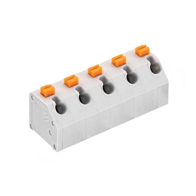 691412220005 TERM BLOCK 5POS 45DEG 7MM PCB
