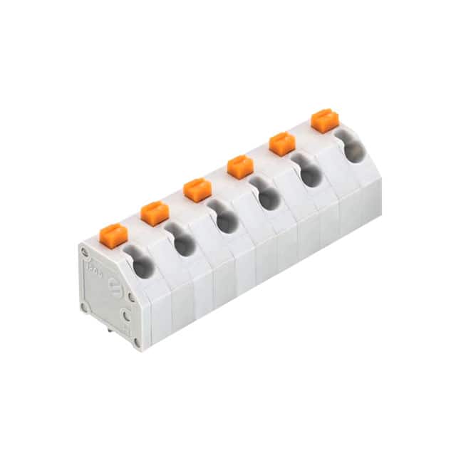 691412220006M TERM BLOCK 6POS 45DEG 7MM PCB