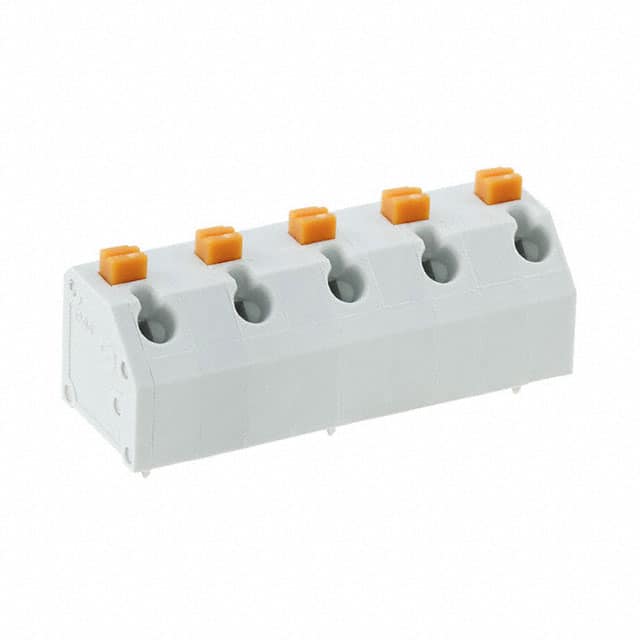 691412420005M TERM BLOCK 5POS 45DEG 7.62MM PCB