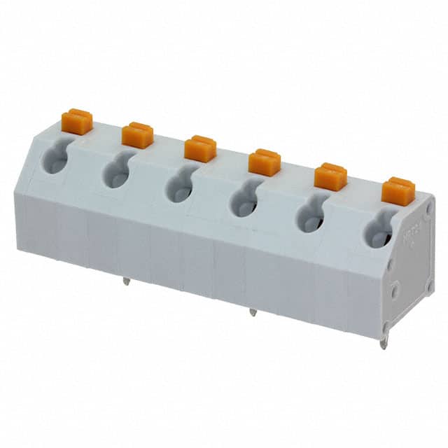 691412420006 TERM BLOCK 6POS 45DEG 7.62MM PCB