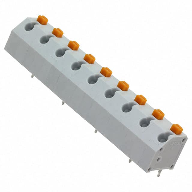 691412420009M TERM BLOCK 9POS 45DEG 7.62MM PCB