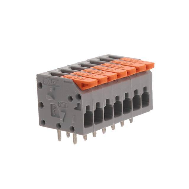 2601-1107 TERM BLK PCB LEVER 3.5MM 7POS