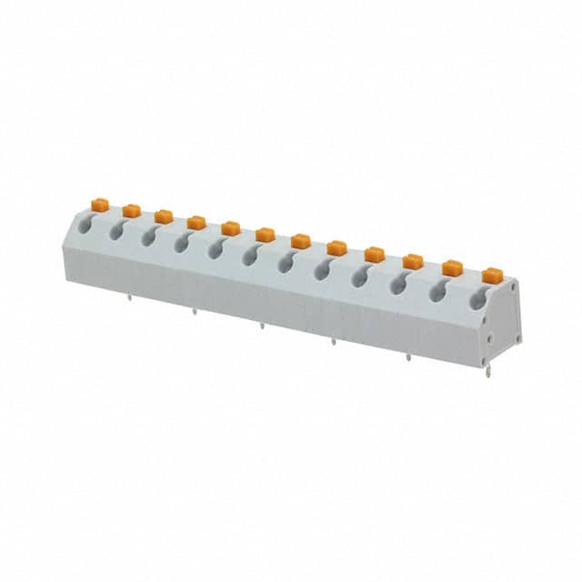 691412420012 TERM BLK 12POS 45DEG 7.62MM PCB