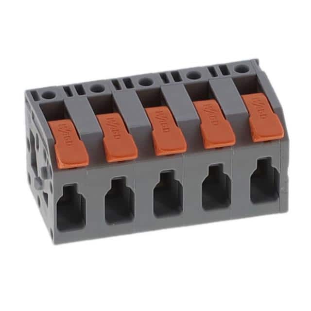 2604-3305 PCB TERMINAL BLOCK; LEVER; 4 MM;