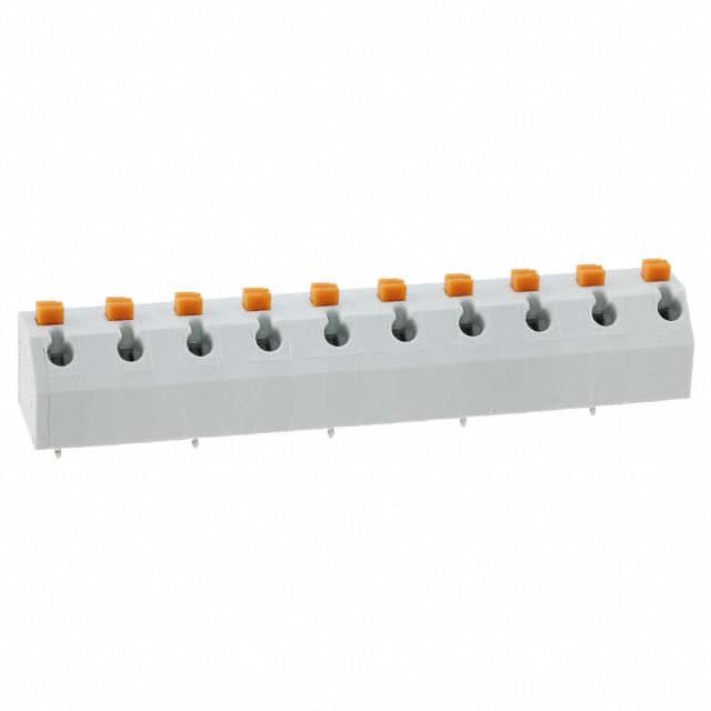 691412420010M TERM BLK 10POS 45DEG 7.62MM PCB