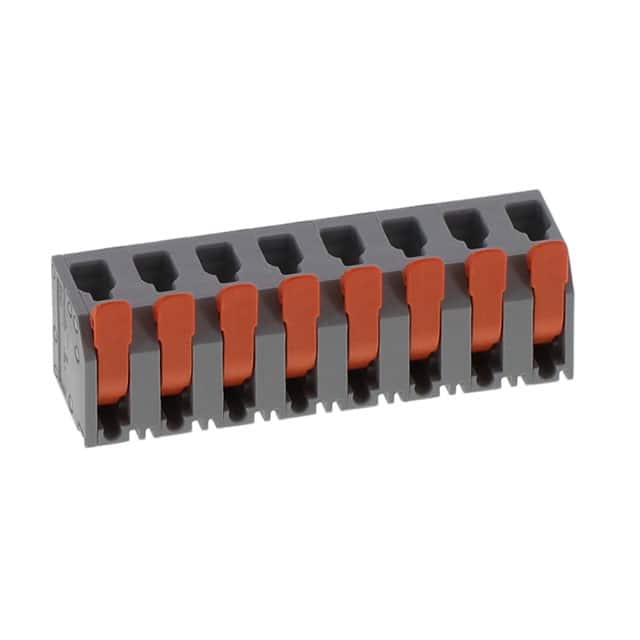 2604-1308 PCB TERMINAL BLOCK; LEVER; 4 MM;