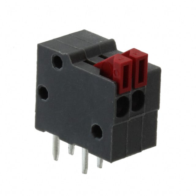32.4402 PUSHIN PCB TERM 2P 2.54MM 6A GRY