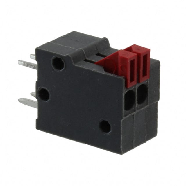 32.4452 PUSHIN PCB TERM 2P 2.54MM 6A GRY