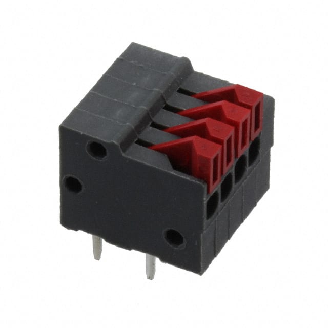 32.4404 PUSHIN PCB TERM 4P 2.54MM 6A GRY