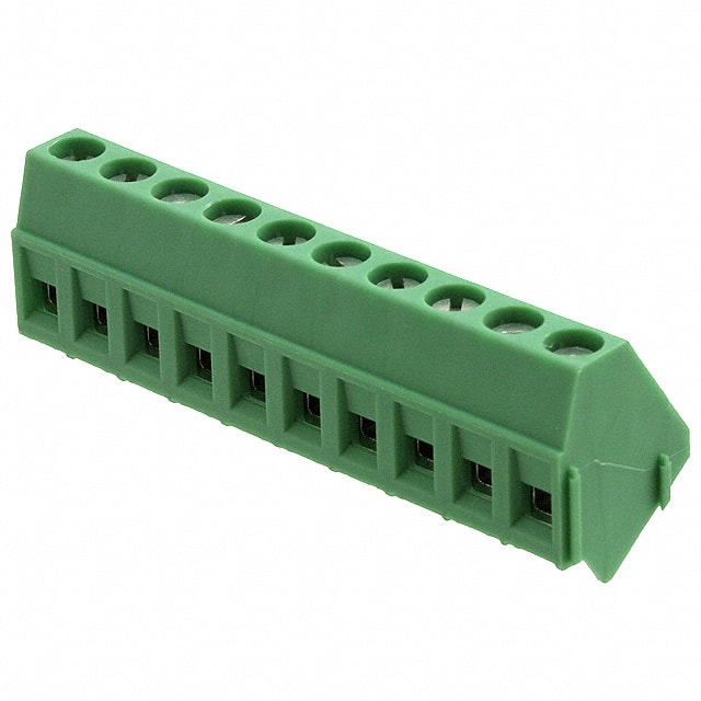 1733499 TERM BLOCK 10POS 55DEG 5MM PCB