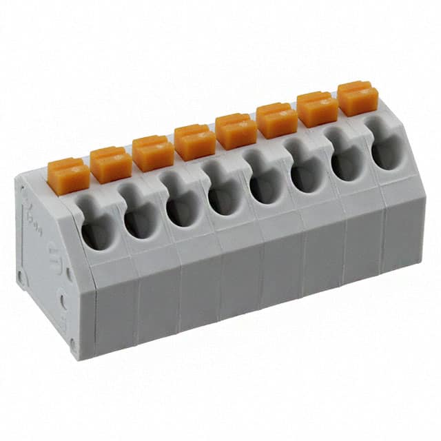 691412320008 TERM BLOCK 8POS 45DEG 3.81MM PCB