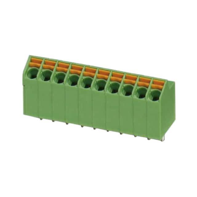 1752188 TERM BLOCK 10POS 25DEG 3.5MM PCB