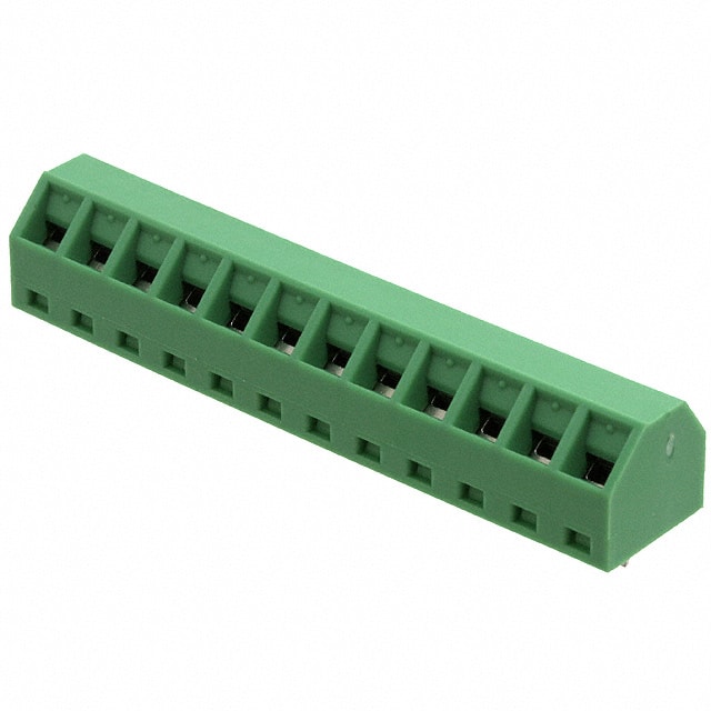 1869318 TERM BLK 12POS 55DEG 5.08MM PCB
