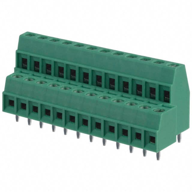 1708136 TERM BLK 12P SIDE ENT 3.81MM PCB