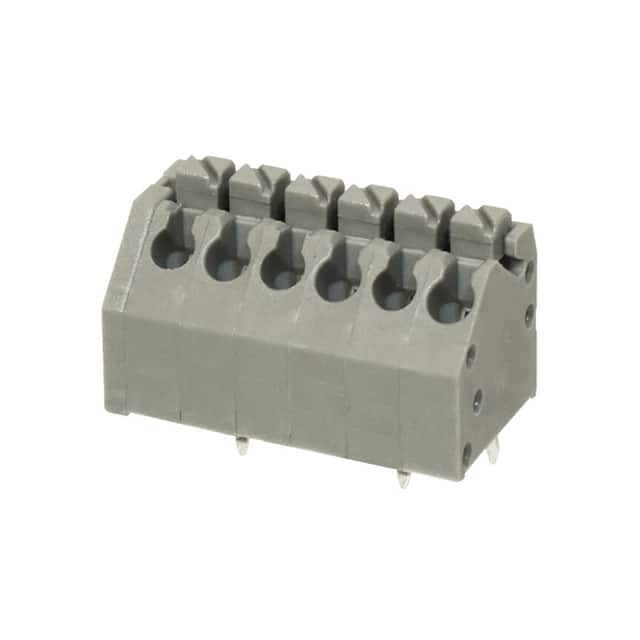 TBL002A-350-06GY-2GY TERMINAL BLOCK, SCREWLESS, 3.50,
