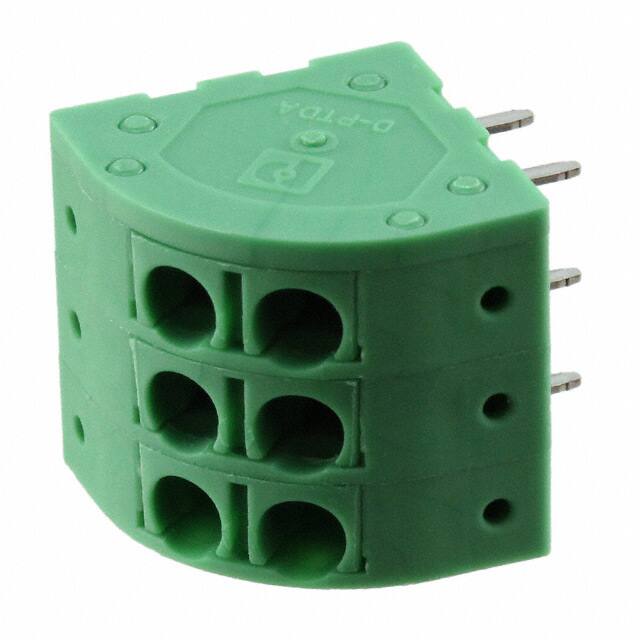 1725315 TERM BLOCK 3POS 45DEG 5MM PCB