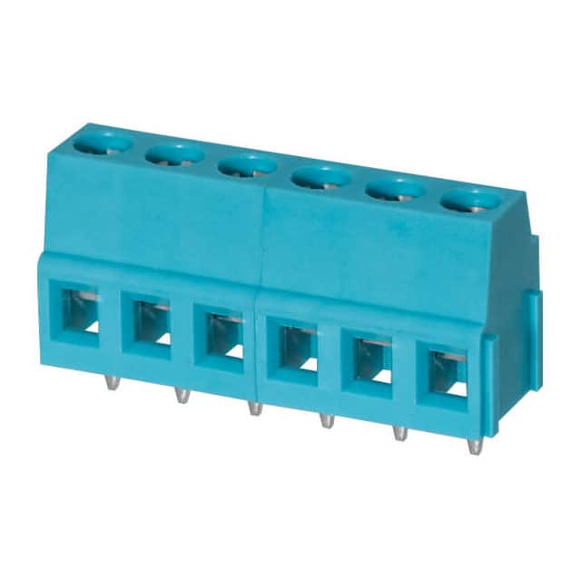 TB007-508-06BE TERMINAL BLOCK, SCREW TYPE, 5.08