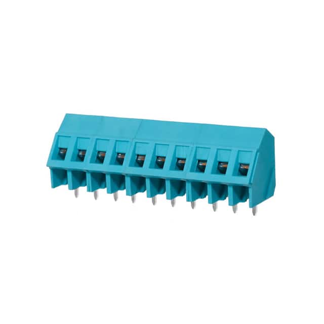 TB008A-508-10BE TERMINAL BLOCK, SCREW TYPE, 5.08