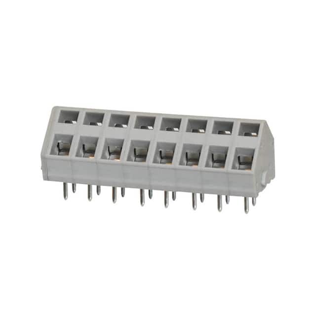 TBL007A-500-08GY TERMINAL BLOCK, SCREWLESS, 5.00,
