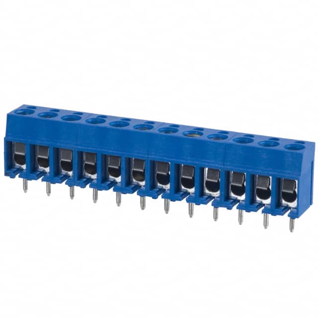 OSTTA124163 TERM BLK 12P SIDE ENT 5.08MM PCB