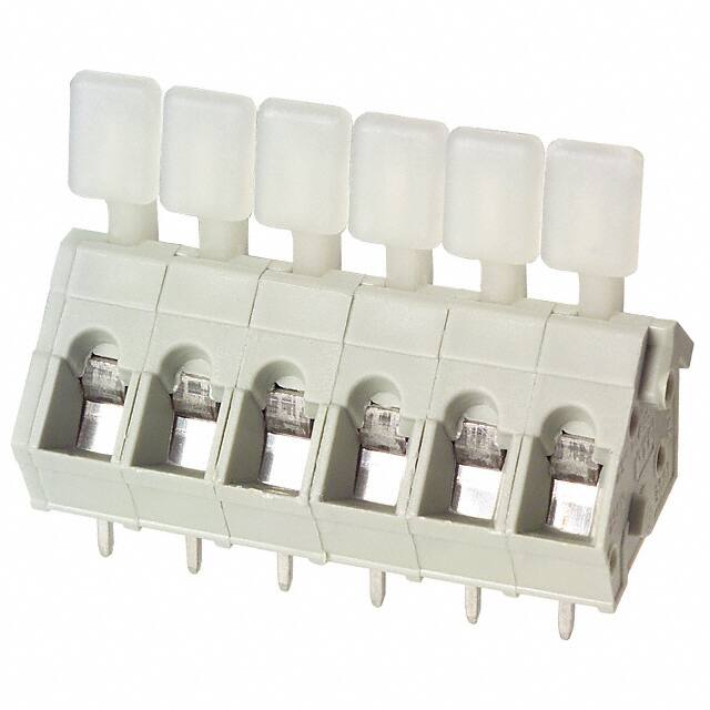 ED3001/6-FD TERM BLOCK 6POS 45DEG 5MM PCB