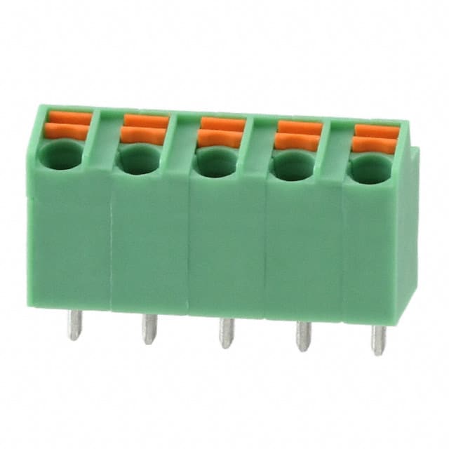 1752243 TERM BLOCK 5POS 25DEG 5MM PCB