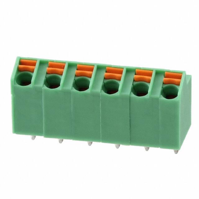 1752256 TERM BLOCK 6POS 25DEG 5MM PCB