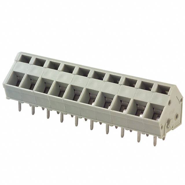 ED3000/10 TERM BLOCK 10POS 45DEG 5MM PCB