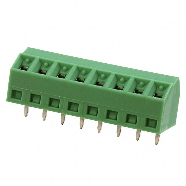1728349 TERM BLOCK 8POS 55DEG 3.81MM PCB