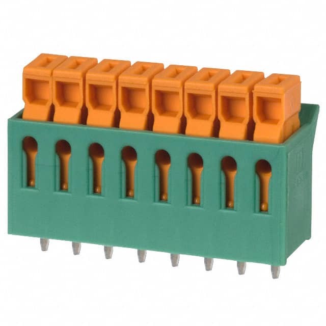 1706235 TERM BLK 8P SIDE ENT 3.81MM PCB