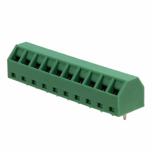1869295 TERM BLK 10POS 55DEG 5.08MM PCB