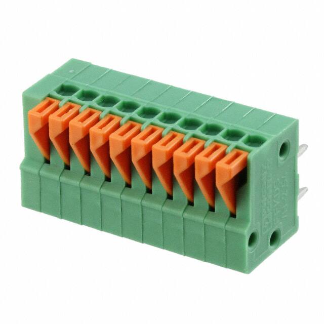 1789333 TERM BLK 10P SIDE ENT 2.54MM PCB