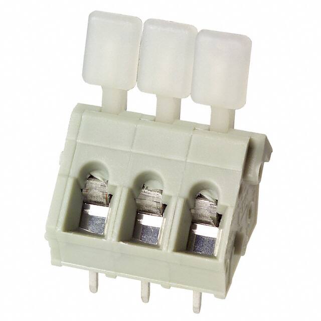 ED3001/3-FD TERM BLOCK 3POS 45DEG 5MM PCB