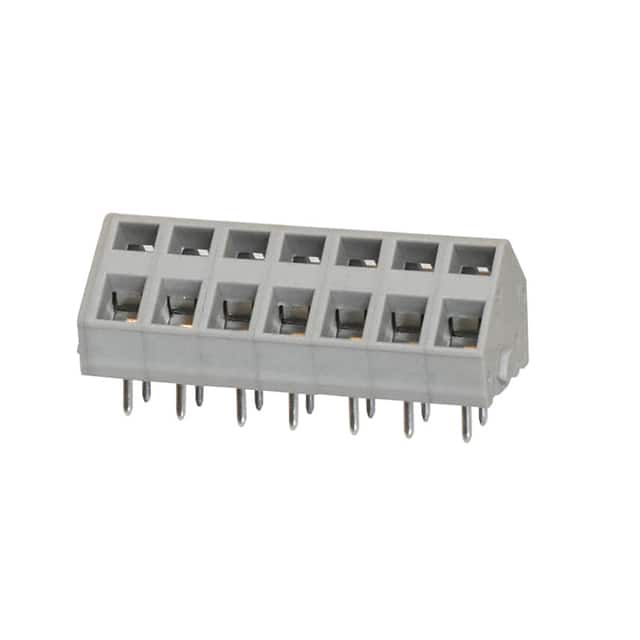 TBL007A-500-07GY TERMINAL BLOCK, SCREWLESS, 5.00,