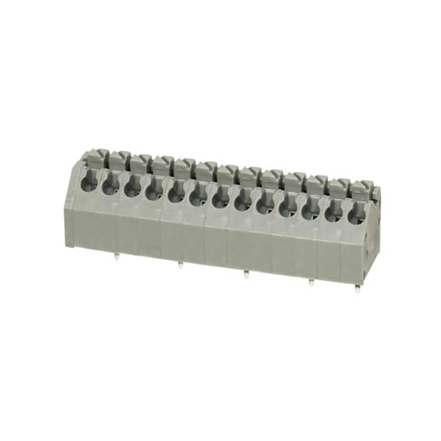 TBL002A-350-13GY-2GY TERMINAL BLOCK, SCREWLESS, 3.50,