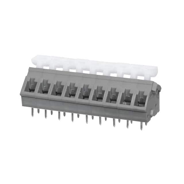 TBL005A-500-09GY-2WT TERMINAL BLOCK, SCREWLESS, 5.00,
