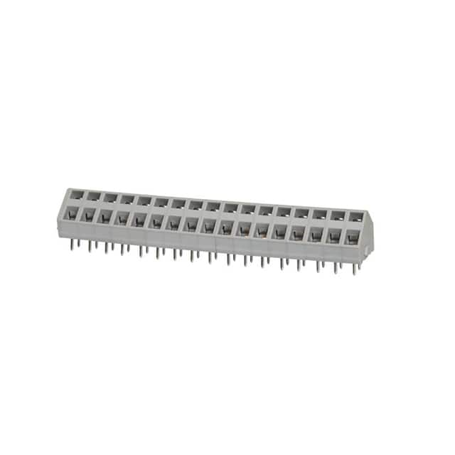 TBL007A-500-17GY TERMINAL BLOCK, SCREWLESS, 5.00,