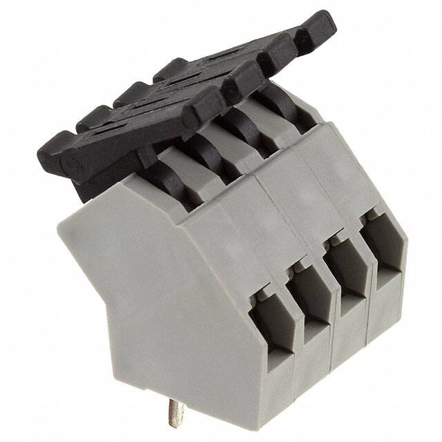 AST1350404 TERM BLOCK 4POS 45DEG 5MM PCB