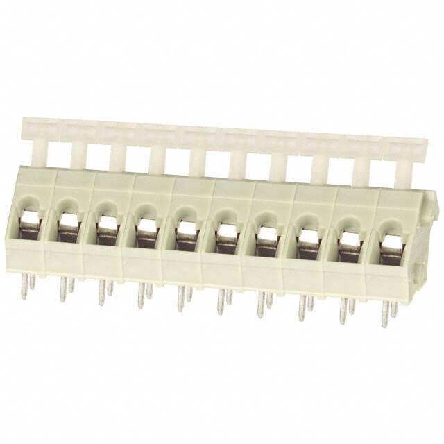 ED3001/10-KD TERM BLOCK 10POS 45DEG 5MM PCB